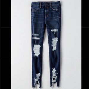 NWT AE Super High Waisted Jegging